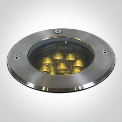 69074B/W SS316L IP67 INGROUND ADJUSTABLE 9x1,5W WW 230V DARK LIGHT