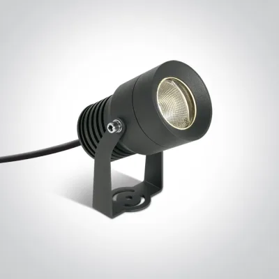7046/AN/W ANTHRACITE 10W WW 50d IP65 SPIKE 230V