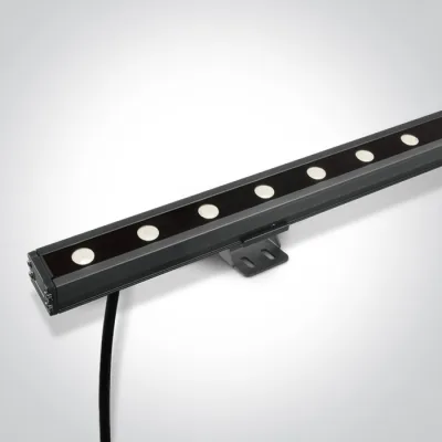 7055A/C GREY 12x1W CW 20x60deg LENS IP66 24V DIMMABLE