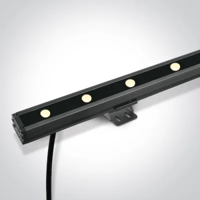 7055A/RGBW GREY 12W RGBW 20x60deg LENS IP66 24V DIMMABLE