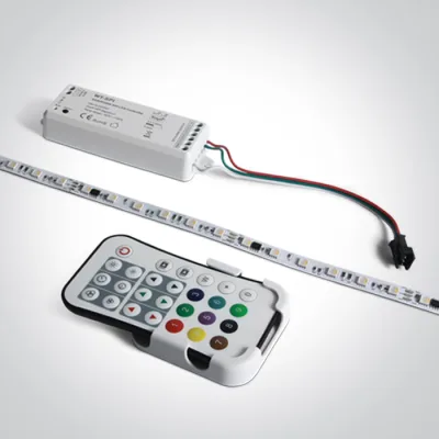 7820B/RGBW DIGITAL STRIP 24V SPI TUYA 5m ROLL 19W/m IP20 + RECEIVER + REMOTE