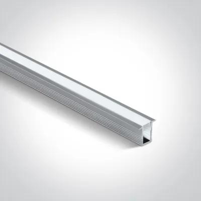 7901R/AL RECESSED PROFILE 2m + PC opal diffuser