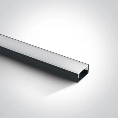 7902/B BLACK PROFILE 2m + PC opal diffuser