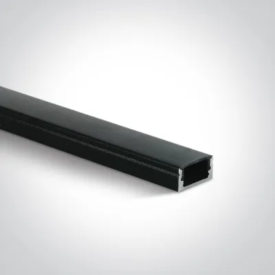 7902/B/B BLACK PROFILE 2m + PC Black diffuser