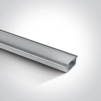 7902R/AL RECESSED PROFILE 2m + PC opal diffuser
