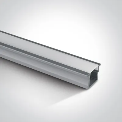 7904R/AL RECESSED PROFILE 2m + PC opal diffuser