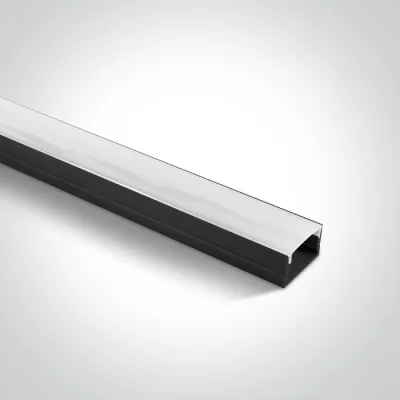 7905/B BLACK PROFILE 2m + PC opal diffuser