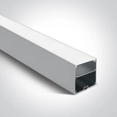 7910A/AL SURFACE PROFILE 2m FOR 45mm STRIPS + PC OPAL DIFF