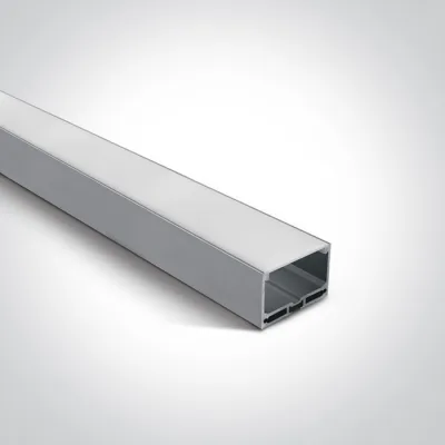7912A/AL SURFACE PROFILE 2m FOR 40mm STRIPS + PC OPAL DIFF