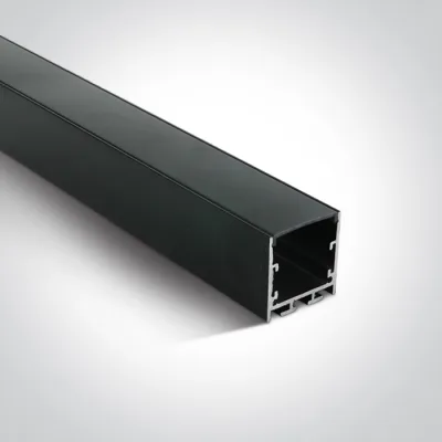 7912/B/B BLACK PROFILE 2m + BLACK PC diffuser