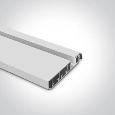 7922/W WHITE ALUMINIUM LED PROFILE FOR WALL FOR 8mm LED STRIP 2m