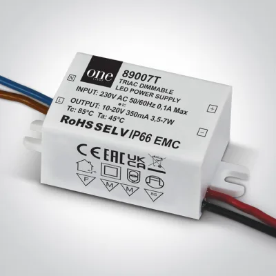 89007T DRIVER 350mA 3,5-7W IP66 230V DIMMABLE