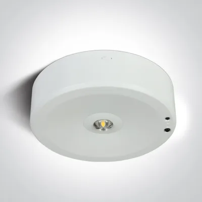 89412/W WHITE 3W EMERGENCY 3hrs 230V SELF TEST